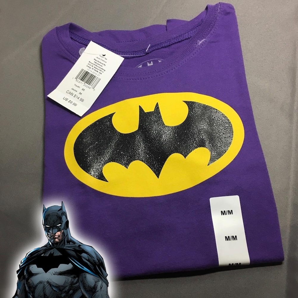 Batman T-Shirt for Boys or Girls Youth NEW - Picture 2 of 5